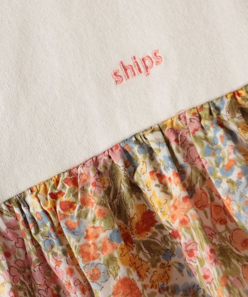 SHIPS KIDS(シップスキッズ)/SHIPS KIDS:70～80cm / 花柄 半袖 スカート ロンパース/img07