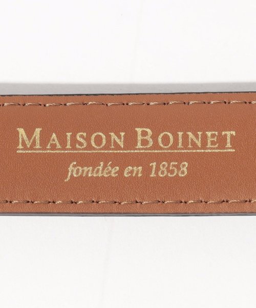 Maison Boinet カーフレザー ウエスタンベルト Boinet