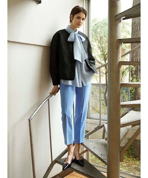 膨れジャガードコクーンブルゾン 予めご了承ください