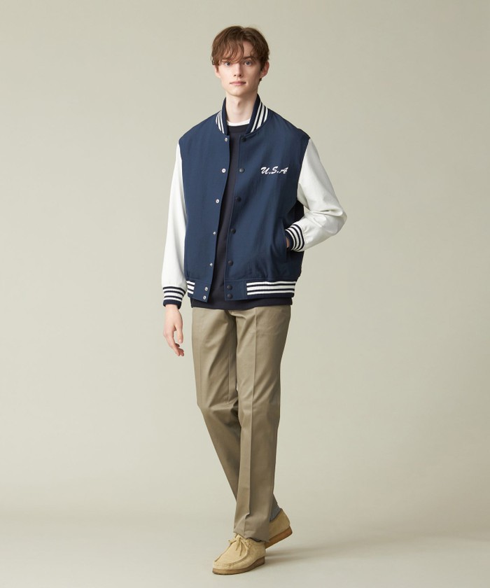 数量限定カラー有】【軽快な着心地】スタジアムジャンパー(505907864