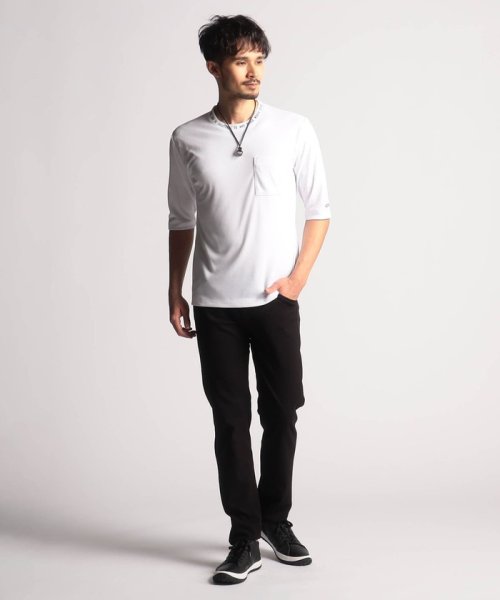 NICOLE CLUB FOR MEN(ニコルクラブフォーメン)/ガムストレッチシンプルデザインパンツ/img03