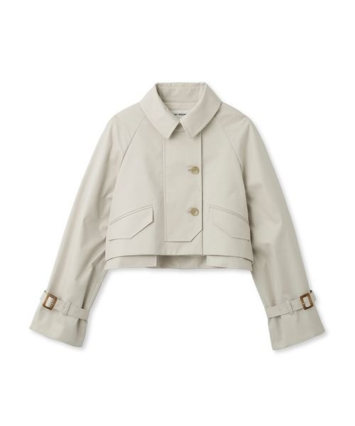 ワークディテールショートトレンチコート 予めご了承ください