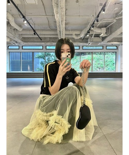 ラッフルボリュームチュールスカート 予めご了承ください