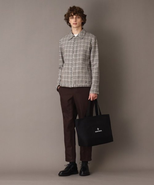 DEVEAUX バスケットツイード アビエータージャケット DEVEAUX