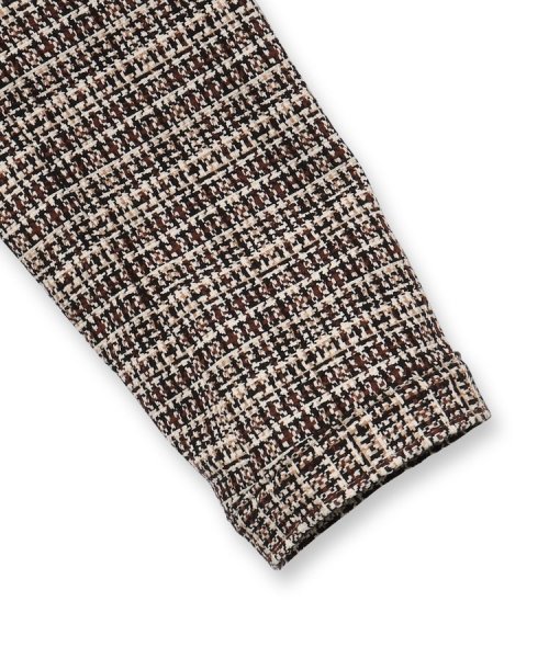 DEVEAUX バスケットツイード アビエータージャケット DEVEAUX