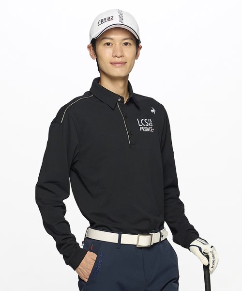 le coq sportif GOLF (ルコックスポルティフ（ゴルフ）)/【ストレッチフォーサー】ベーシックデザイン長袖シャツ/img01