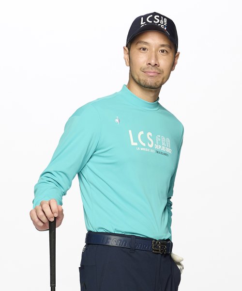 le coq sportif GOLF (ルコックスポルティフ（ゴルフ）)/【ストレッチフォーサー】モックネック長袖シャツ/img01