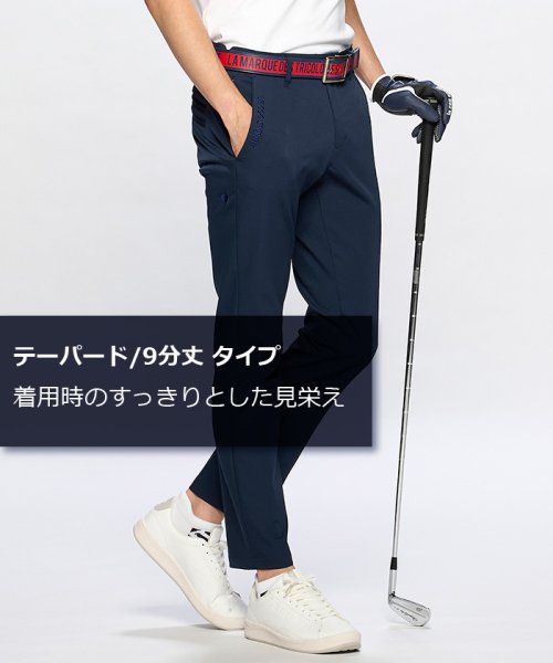 le coq sportif GOLF (ルコックスポルティフ（ゴルフ）)/【テーパード】9分丈スラックスパンツ【ストレッチフォーサー】/img02