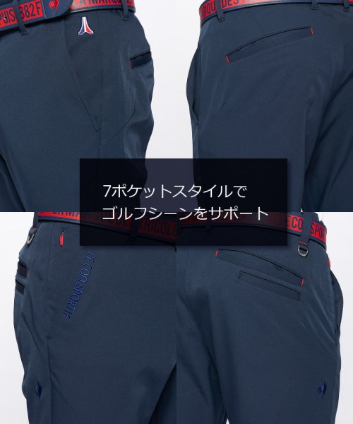 le coq sportif GOLF (ルコックスポルティフ（ゴルフ）)/【テーパード】9分丈スラックスパンツ【ストレッチフォーサー】/img03