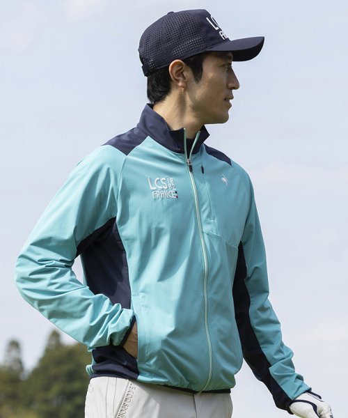 le coq sportif GOLF (ルコックスポルティフ（ゴルフ）)/【ストレッチフォーサー】はっ水ニットブルゾン/img01