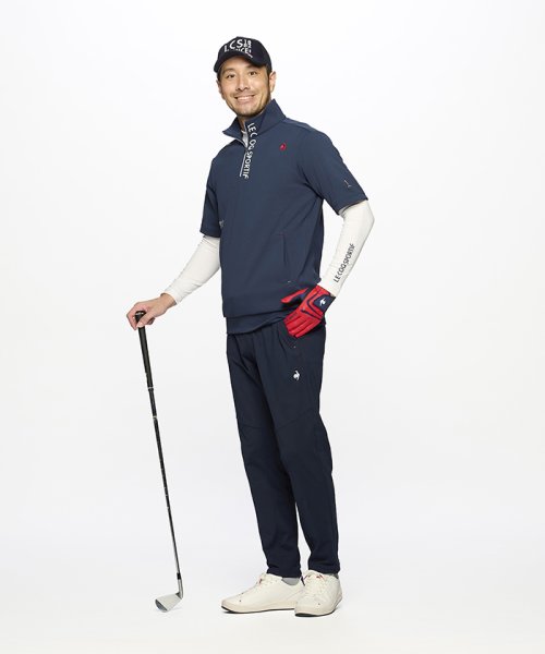 le coq sportif GOLF (ルコックスポルティフ（ゴルフ）)/【ストレッチフォーサー】インナー付き半袖カットソー/img03