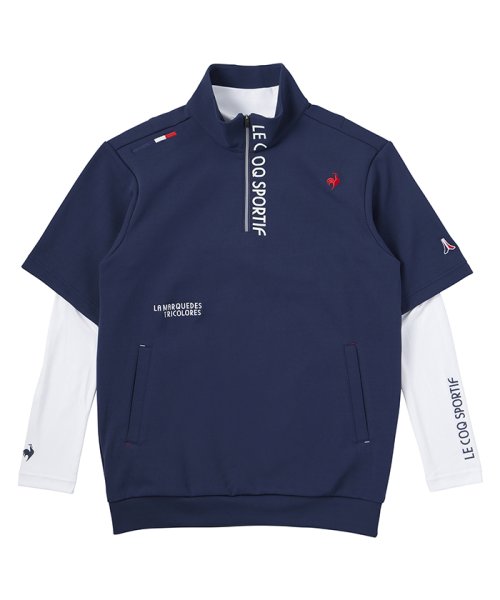 le coq sportif GOLF (ルコックスポルティフ（ゴルフ）)/【ストレッチフォーサー】インナー付き半袖カットソー/img04