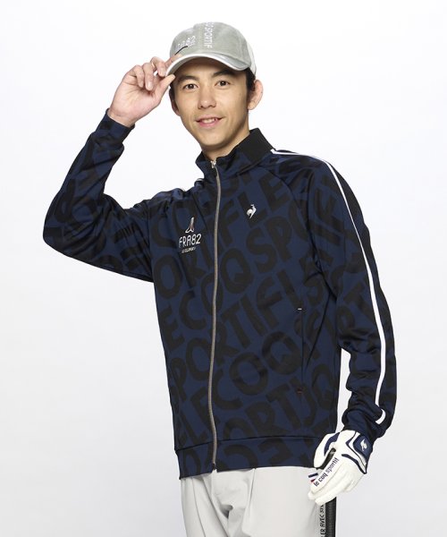 le coq sportif GOLF (ルコックスポルティフ（ゴルフ）)/【ストレッチフォーサー】ロゴジャガードブルゾン/img11