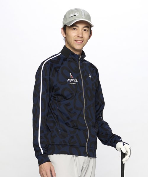 le coq sportif GOLF (ルコックスポルティフ（ゴルフ）)/【ストレッチフォーサー】ロゴジャガードブルゾン/img12