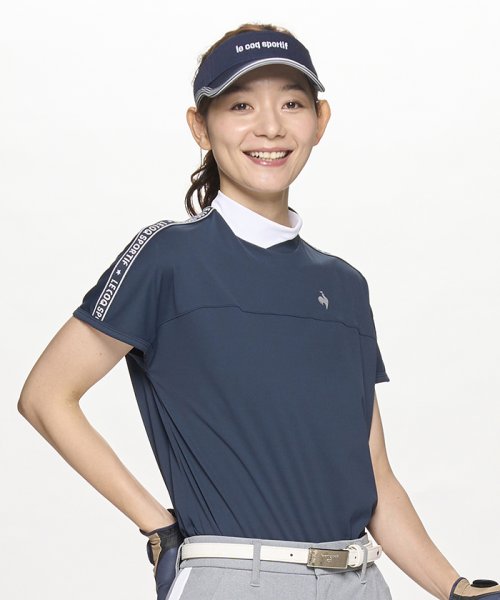 le coq sportif GOLF (ルコックスポルティフ（ゴルフ）)/【ワイドフィット】モックネック袖ラインシャツ/img03