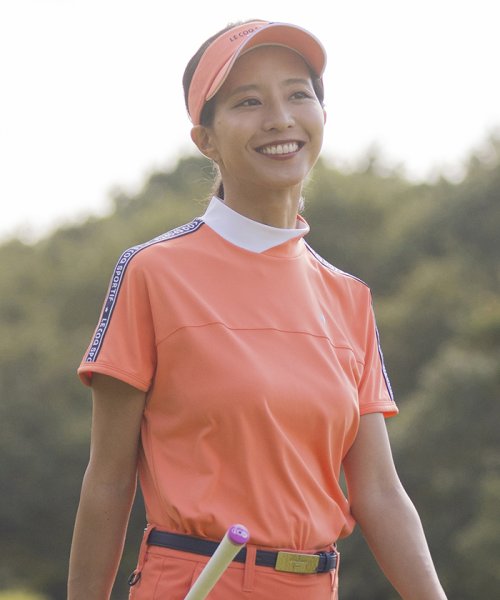 le coq sportif GOLF (ルコックスポルティフ（ゴルフ）)/【ワイドフィット】モックネック袖ラインシャツ/img12