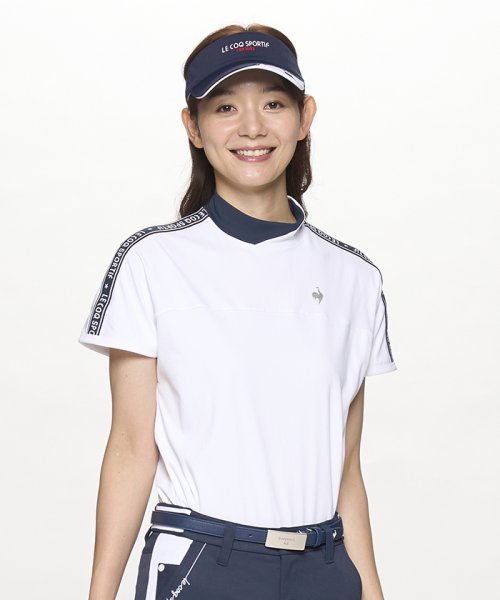 le coq sportif GOLF (ルコックスポルティフ（ゴルフ）)/【ワイドフィット】モックネック袖ラインシャツ/img15