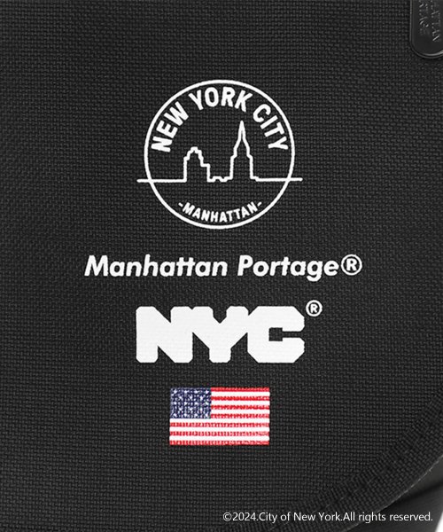 Manhattan Portage(マンハッタンポーテージ)/Nylon Messenger Bag JR Flap Zipper Pocket Vinyl Lining NEW YORK CITY/img09
