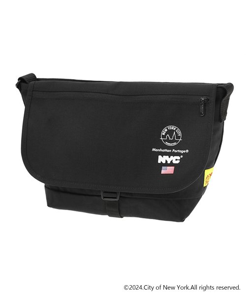 Manhattan Portage(マンハッタンポーテージ)/Nylon Messenger Bag JR Flap Zipper Pocket Vinyl Lining NEW YORK CITY/img01