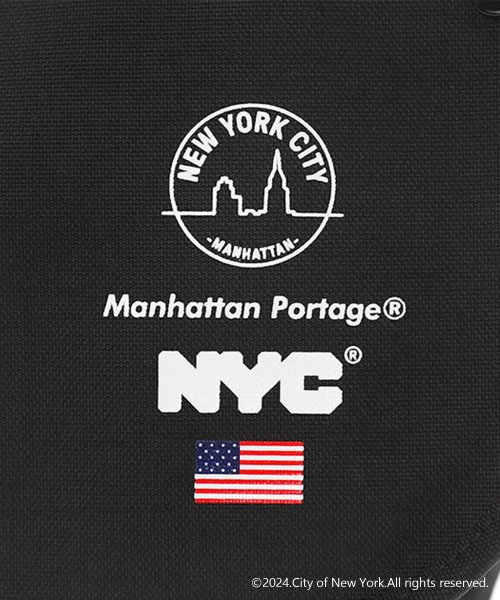 Manhattan Portage(マンハッタンポーテージ)/Nylon Messenger Bag JR Flap Zipper Pocket Vinyl Lining NEW YORK CITY/img09