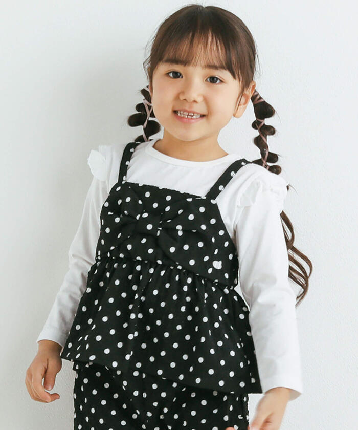 メゾピアノ  ビスチェ　スカート　トップス　セットアップ　チェック　140cm メゾピアノ ビスチェスカートトップスセットアップチェック140cm