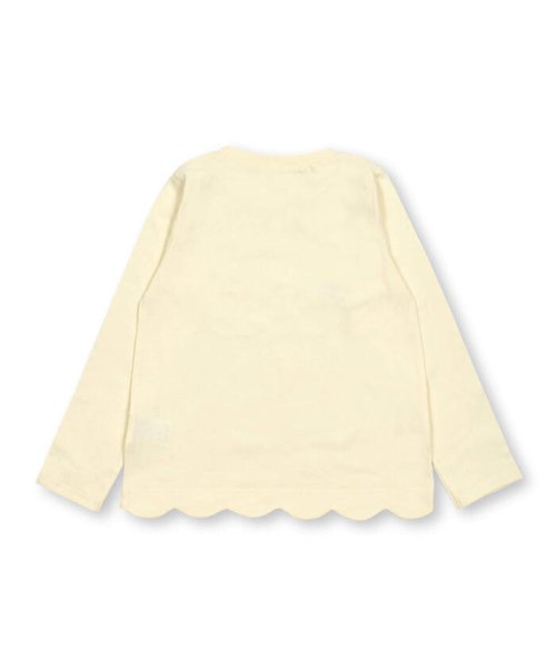 SLAP SLIP(スラップスリップ)/アニマルバレエウサギ裾スカラップお花シフォン長袖Tシャツ(80~130cm)/img13