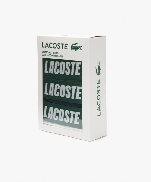 LACOSTE Mens(ラコステ　メンズ)/ストレッチコットントランクショーツ3パック/img07