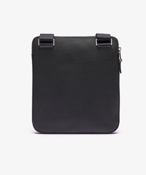 シャンタコ マットピケレザーフラットジップバッグ 