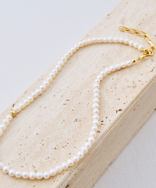 ロープノットモチーフパールネックレス【メディア掲載】 品番