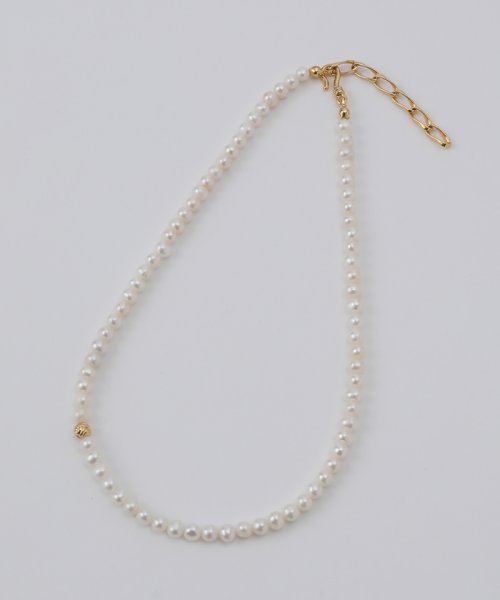 ロープノットモチーフパールネックレス【メディア掲載】 品番