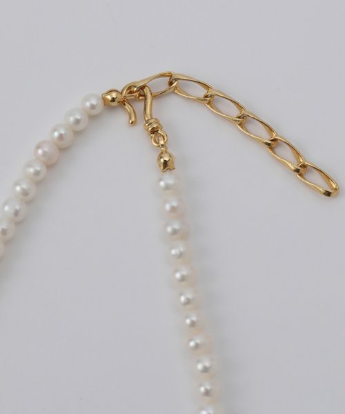 ロープノットモチーフパールネックレス【メディア掲載】 品番