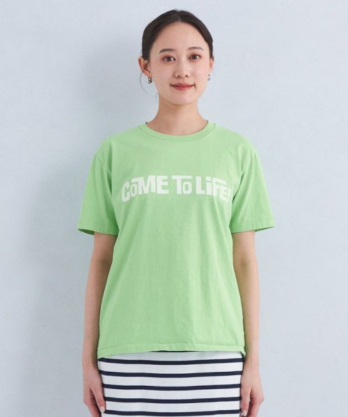 green label relaxing(グリーンレーベルリラクシング)/【別注】＜MIXTA＞ショートスリーブ プリント Tシャツ/img07