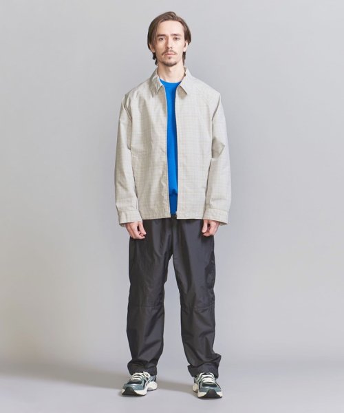 アブストラクト チェック ジップ ブルゾン B90 W62 H86