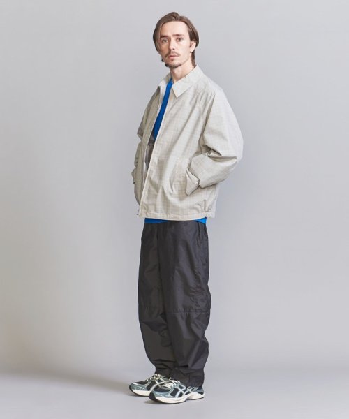 アブストラクト チェック ジップ ブルゾン B90 W62 H86