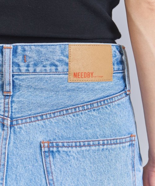 【別注】＜NEEDBY heritage＞CLAIRE ロールアップストレートデニムパンツ CLAIRE