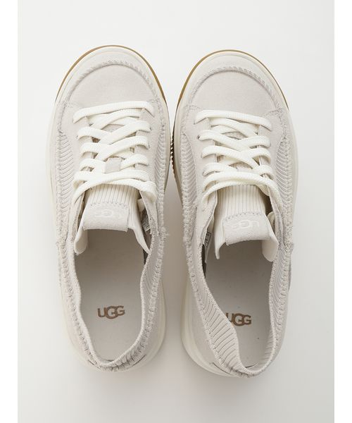 UGG for emmi W EZ-DUZZIT LACE ホワイト スニーカー UGG for emmi】W EZ-DUZZIT LACE(スニーカー)｜シューズ｜emmi