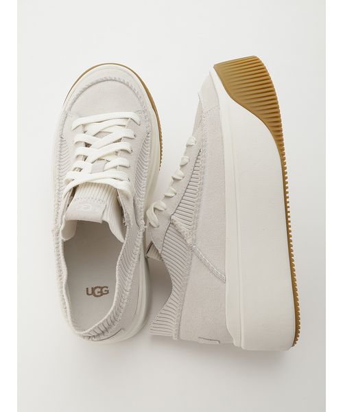 UGG for emmi W EZ-DUZZIT LACE ホワイト スニーカー UGG for emmi】W EZ-DUZZIT LACE(スニーカー)｜シューズ｜emmi