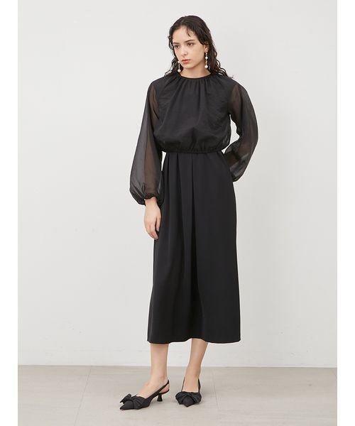 3WAYボレロブラウスタックワンピースコーデSET 予めご了承ください 総丈 バスト 袖丈 ゆき丈 前下がり 裾幅