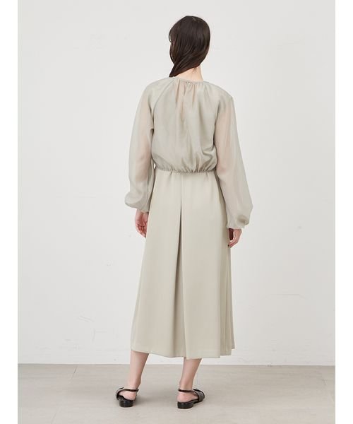 3WAYボレロブラウスタックワンピースコーデSET 予めご了承ください 総丈 バスト 袖丈 ゆき丈 前下がり 裾幅