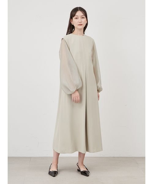 3WAYボレロブラウスタックワンピースコーデSET 予めご了承ください 総丈 バスト 袖丈 ゆき丈 前下がり 裾幅