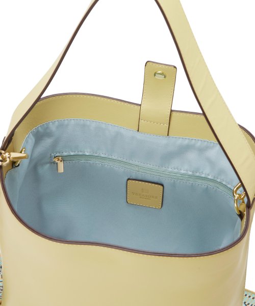 【TREASURE TOPKAPI】スムースレザー 2WAY ワンショルダー バッグ 