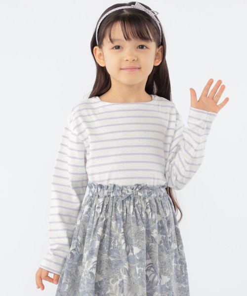 SHIPS KIDS(シップスキッズ)/SHIPS KIDS:100～130cm / ボーダー 長袖 TEE/img40