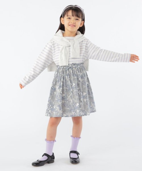 SHIPS KIDS(シップスキッズ)/SHIPS KIDS:100～130cm / ボーダー 長袖 TEE/img48