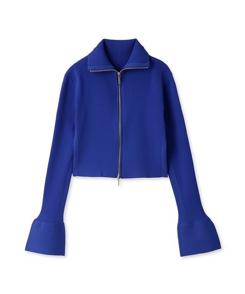 【emmi atelier】LENZING(TM) ECOVERO(TM)フロントジップカーディガン TM 予めご了承ください