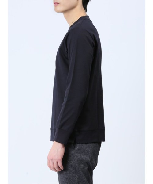 m.f.editorial(エムエフエディトリアル)/【DRESS T－SHIRT】綿ストレッチ クルーネック長袖Tシャツ メンズ Tシャツ カットソー カジュアル インナー ビジネス ギフト プレゼント/img19