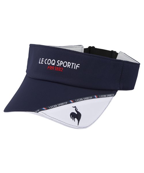 le coq sportif GOLF (ルコックスポルティフ（ゴルフ）)/ロゴパイピングサンバイザー/img02