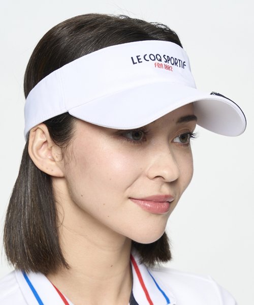 le coq sportif GOLF (ルコックスポルティフ（ゴルフ）)/ロゴパイピングサンバイザー/img09