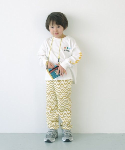 green label relaxing （Kids）(グリーンレーベルリラクシング（キッズ）)/TJ アートプリント ロングスリーブ プルオーバー 100cm－130cm/img01