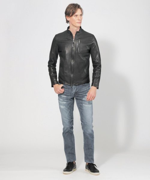 EPOCA（エポカ）の「【EPOCA STORIA】シープレザージャケット《WEB＆EPOCA THE SHOP店舗限定》（ライダースジャケット）」 - WEAR | エポカ ライダースジャケット | ダブルライダース