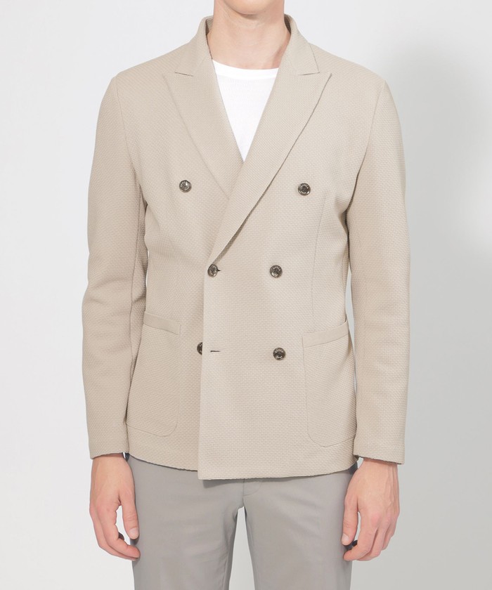 ダブルブレストニットジャケット(505891798)｜HANKYU MEN'S / 阪急メンズ